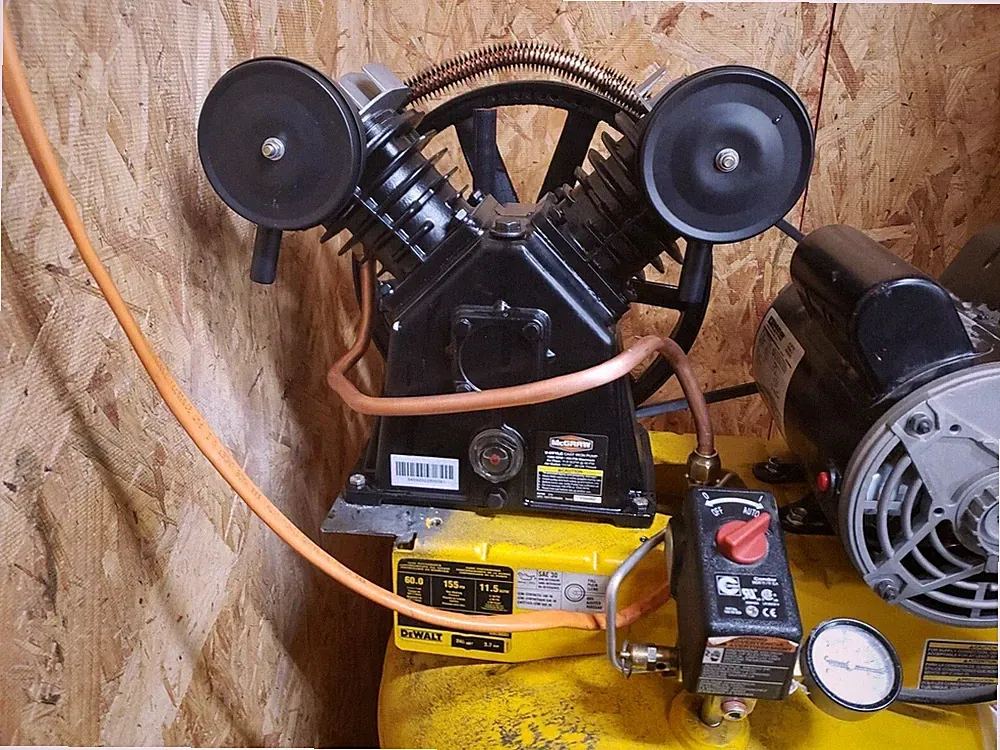 3.7 HP 155 PSI V-Style Single Stage Cast Iron Air Compressor Pump