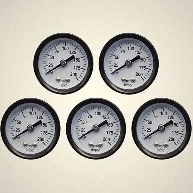 5 pcs Air Compressor Pressure Gauges fit Coleman Powermate WL611103AJ