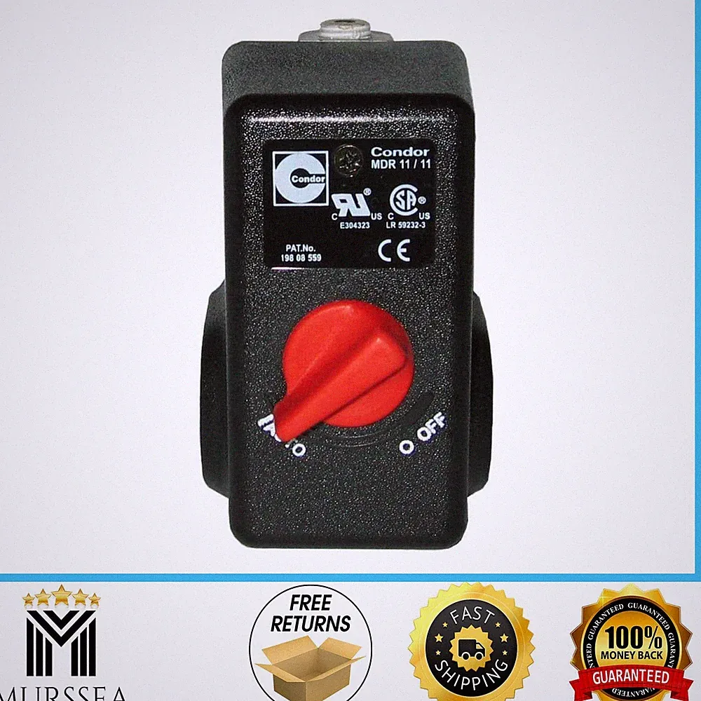 Powermate 100–130 PSI Pressure Switch 4-Port Air Compressor Replacement