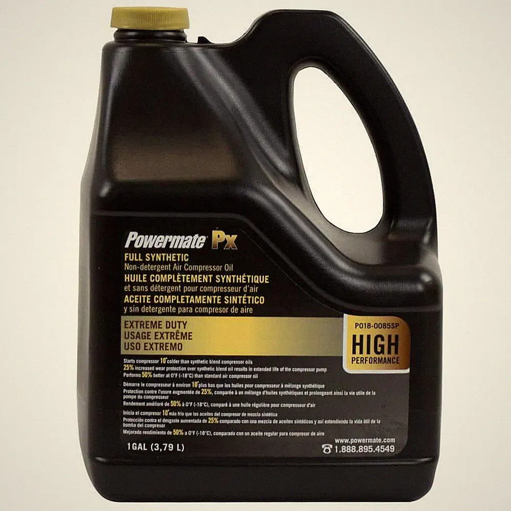 Powermate Air Compressor Oil Full Synthetic ISO 68 1 Gallon Pump Lubricant Oil